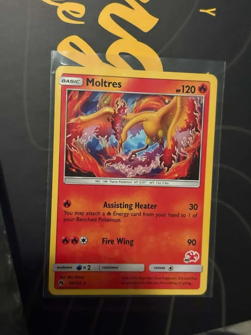 Pokemon Battle Academy - Moltres - 38/214 - Charizard Stamped Trading Card -